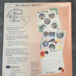 Creative Memories Circle Cutting System with Colorful Templates